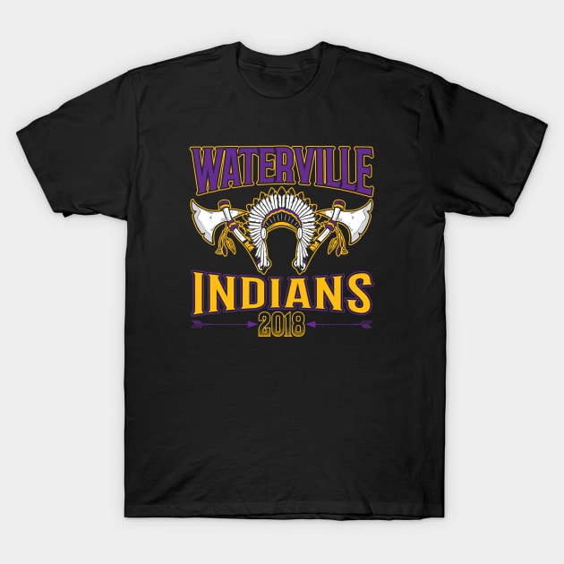 Waterville Indians Class of 2018 Student Gift T-Shirt by stockwell315designs